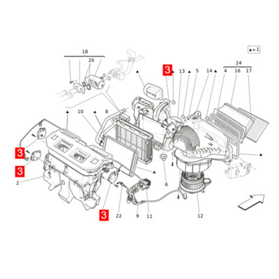 鉄鍔　カタツムリ　クモ　M１２４８ HVAC Vent Actuator for Maserati Levante (M161) 2016-2019 | eBay