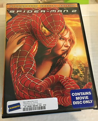 Spider-Man 2  DVD 2002 Special Edition Widescreen Movie Disc Only PG