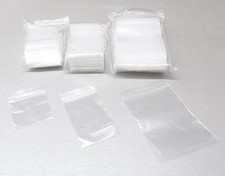 300 2Mil Clear Bags Assortment Reclosable Zip Seal Bags 3 Sizes 2x2 2x3 3x4 100@