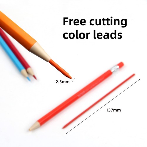Colored Mechanical Pencil 2.6mm, 36pcs - Picture 5 of 9