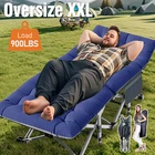 H&ZT Folding Outdoor Camping Travel CotPadded Bed Oversized XXL /Standard Size