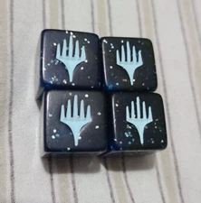 MTG Magic 4 Planechase Planar Die Dice Set All 4 from Doctor Who Commander Decks