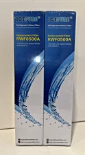 IcePure RWF0500A Sealed Refrigerator Water Filter ~ 2 Pack ~ NEW