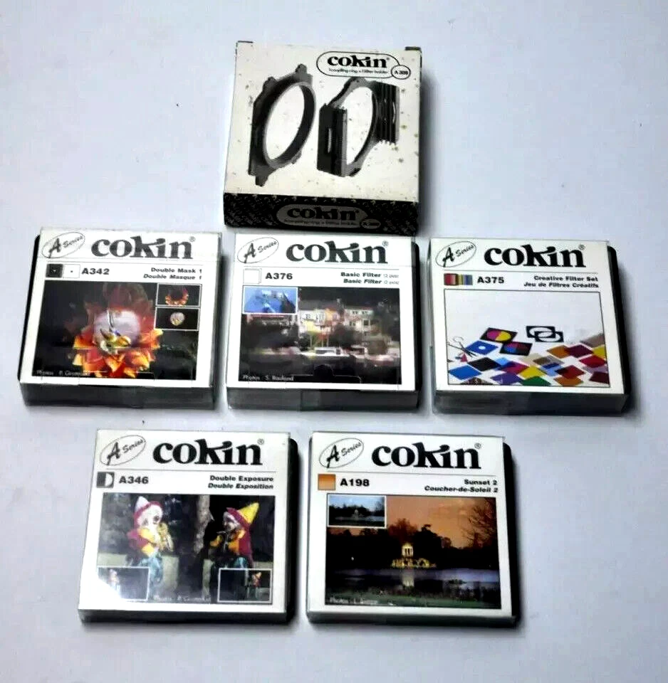 Brand New Lot of x6 Cokin Filters Series A. See list ---M22 - Image 2 of 2