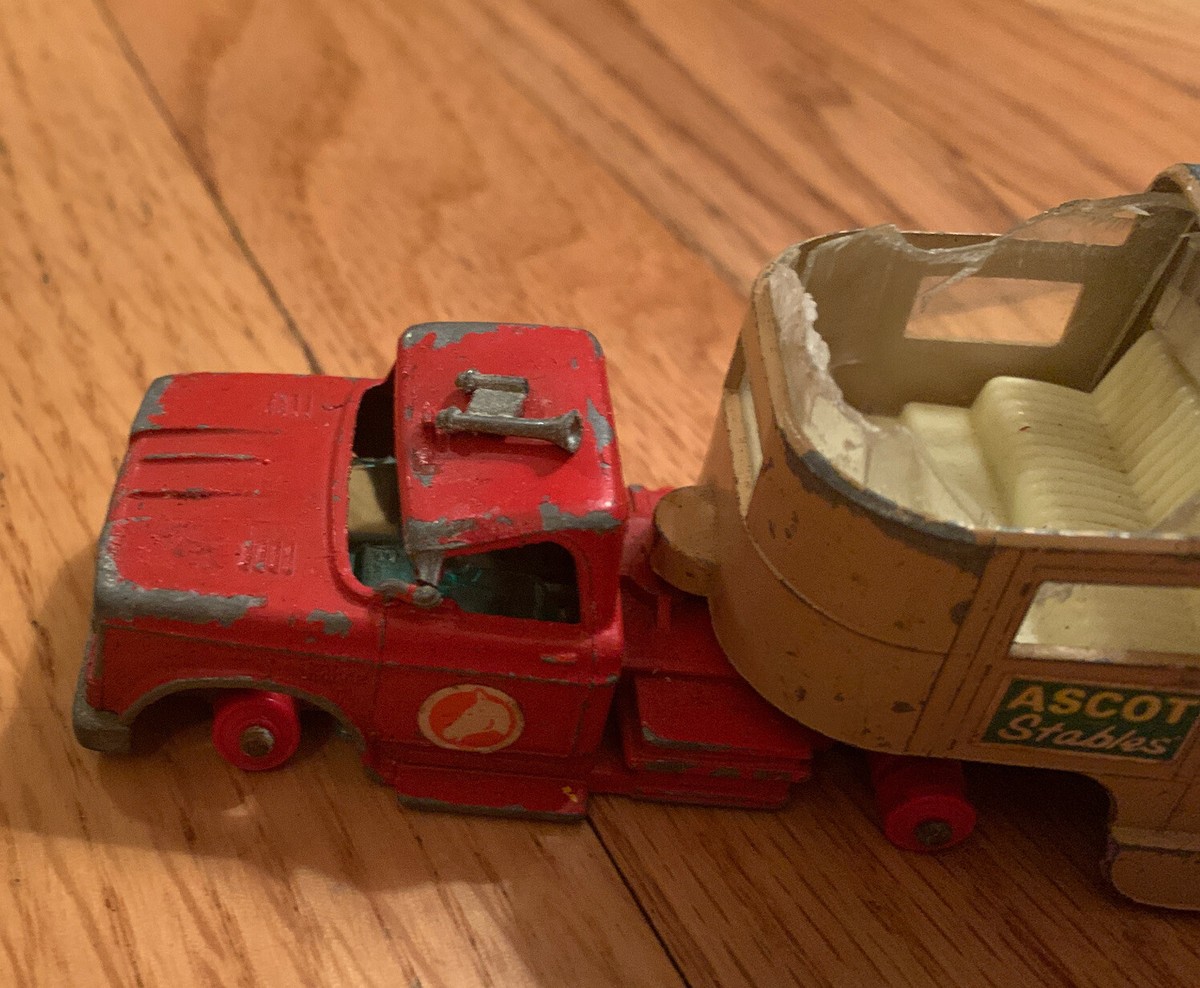 Vintage Matchbox King Size #K-18 Articulated Horse Van - by Lesney