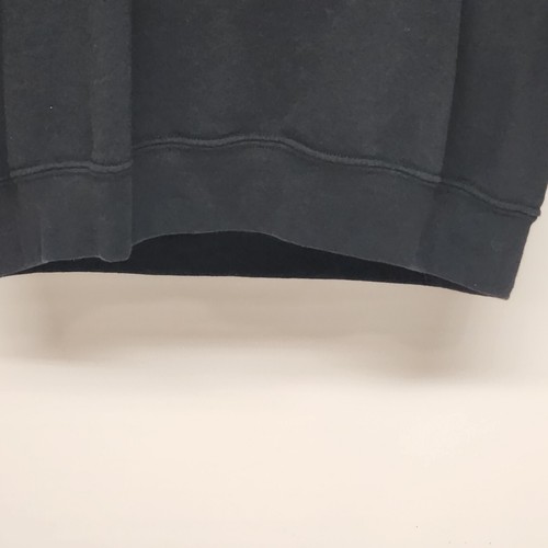 Black Crew Neck Pullover Sweatshirt Large Long Sleeve Vintage Fruit Of The Loom - Picture 3 of 8