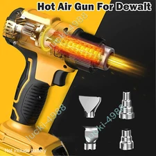 For Dewalt 18v 20v Max Battery Heavy Duty Hot Air Heat Gun with 4Pcs Nozzles US