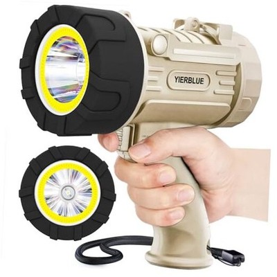  Rechargeable Spotlight Floodlight Combo 120,000 High Lumen LED, Pearl Ultra