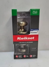 Kwikset Juno Interior Passage Door Knob, Handle For Closet and Hallway Doors,
