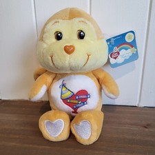 NWT Care Bear Cousins Playful Heart Monkey 8" Plush 20th Anniversary 2002