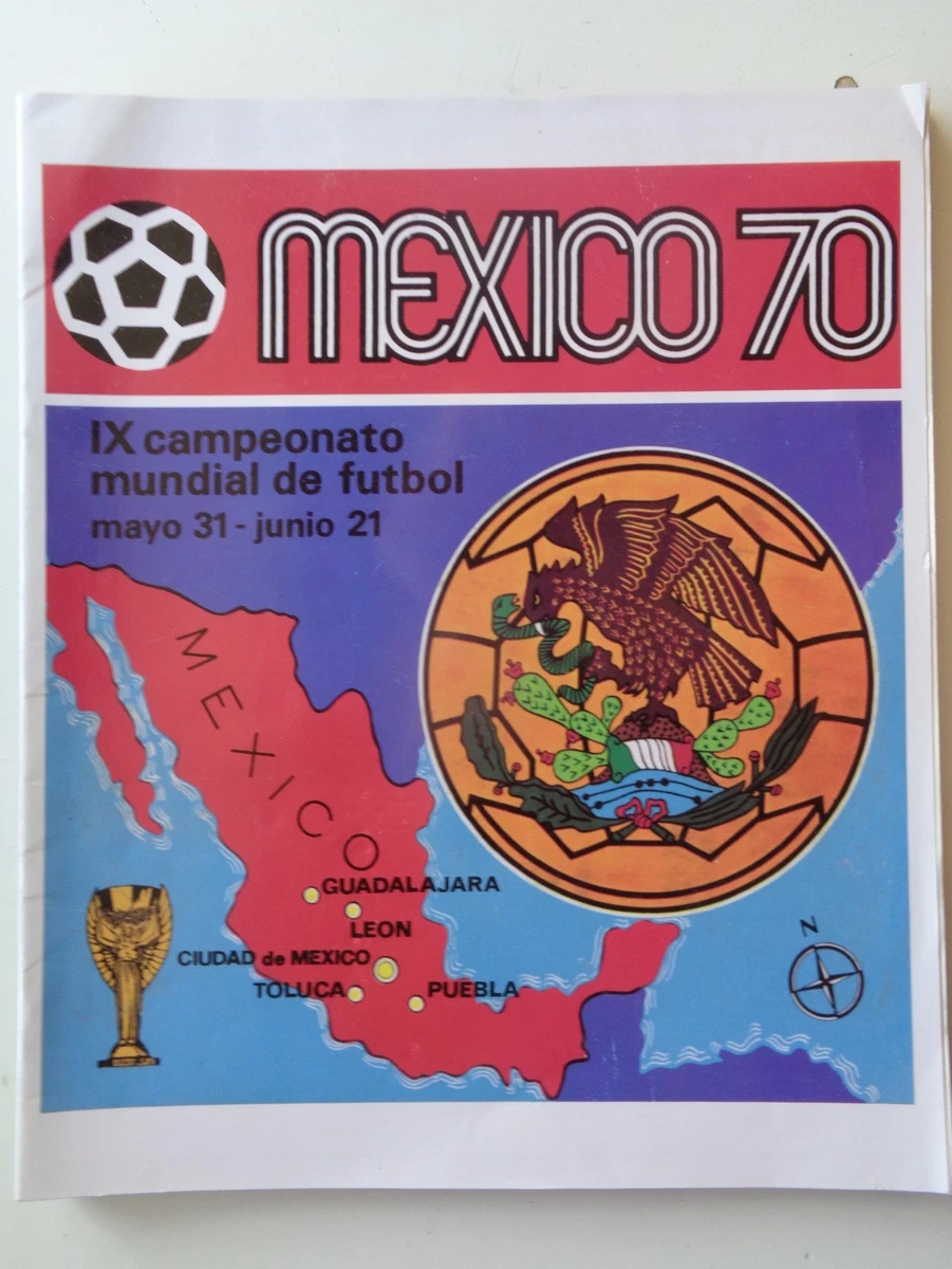 1970 - Mexique - Football - Coupe du monde au Mexique ( Commémoratif du