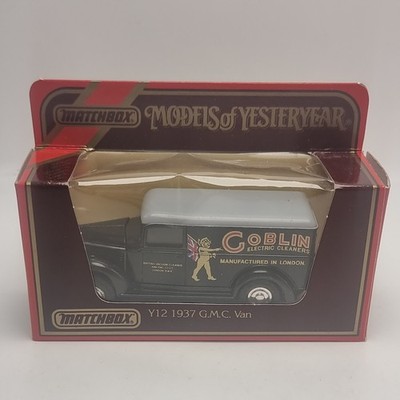 Model Of Yesteryear Y-12 1937 G.M.C. Van Goblin Elektroreiniger Lackierung verpackt