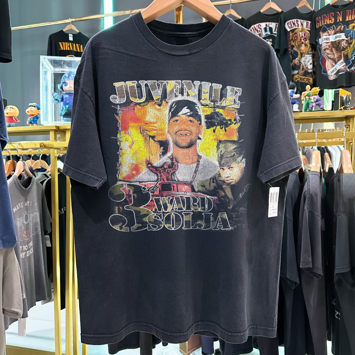Juvenile ERd Ward Solja 400 Degreez Rap Rare T-Shirt Black S | eBay