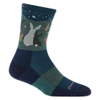 DARN TOUGH 5001 Eclipse Women's Critter Club Micro Crew Lightweight Hiking Bunny