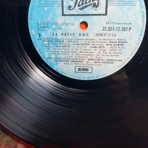LECOCQ-LE PETIT DUC-RENAUX-GRESSIER-ORIGINAL 1972 PATHE REC VINYL-USED-FRANCE - Picture 5 of 5