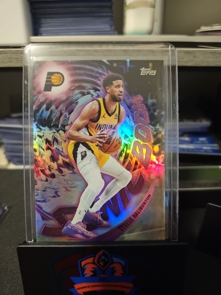 2025-26 Topps NBA Tyrese Haliburton Sonic Boom Holo #SB-13 SSP Case Hit Pacers