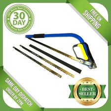 21" BOW SAW HEAVY DUTY TREE WOOD BRANCH LOG PRUNING GUARD SPARE BLADES TAPER