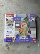Fisher-Price Laugh  Learn Learn with Sis Walker Learning Baby Walker 6-36 Mont  