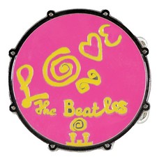 Men's Beatles Love Drum Belt Buckle Pink