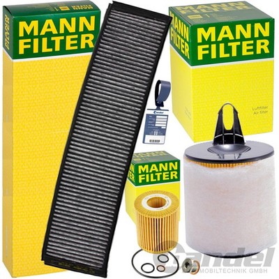 MANN FILTERSET INSPEKTIONSPAKET passend für BMW 1er E81 82 87 88 3er E90 - E93