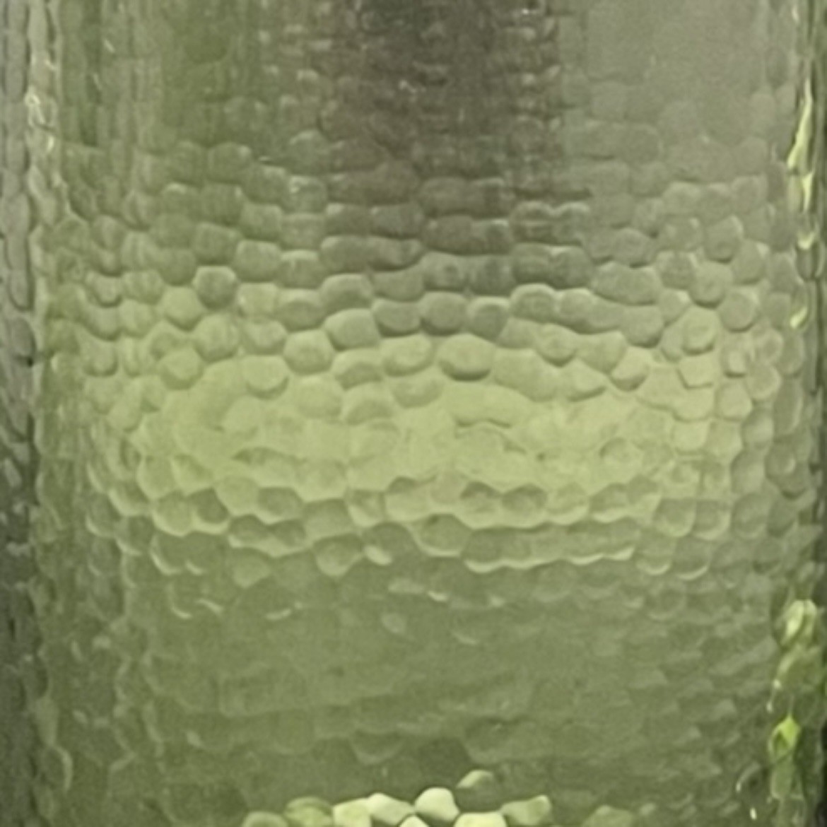 Hazel Atlas 4pc Avocado Green Pebblestone Beer Mugs/Cups c1960s USA 6.5"t 12oz