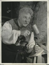 1957 Press Photo Actor Walter Slezak as the Puppet Maker in "Pinocchio" on NBC
