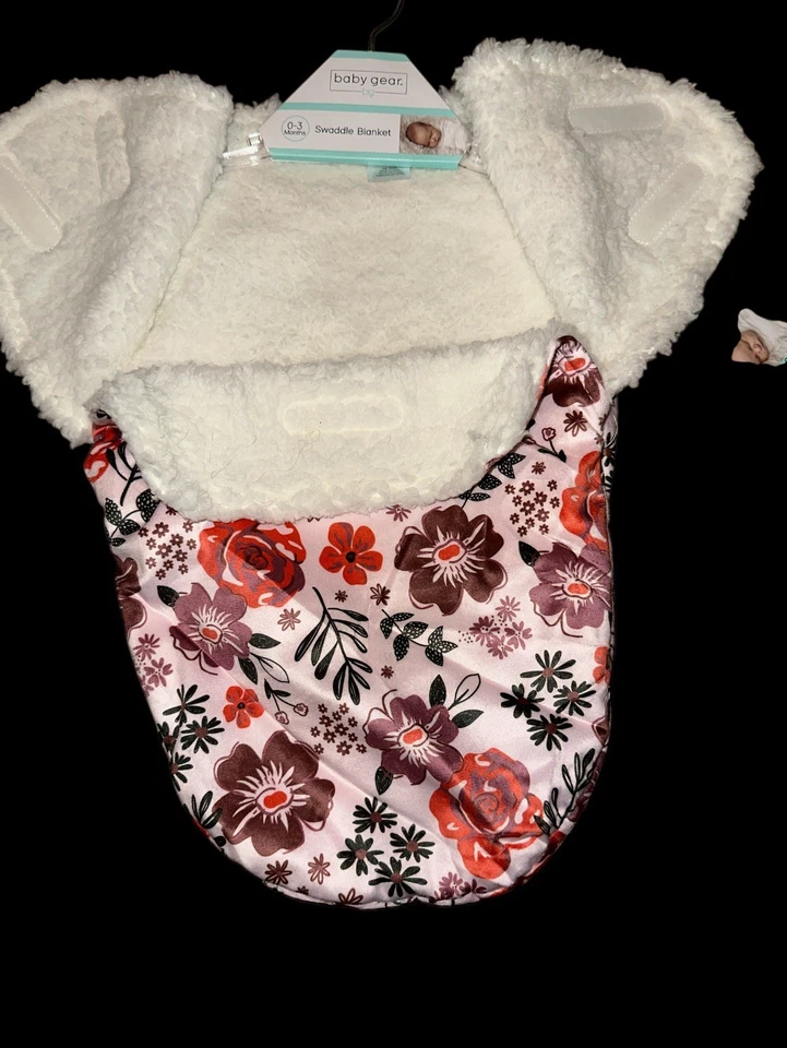 Baby Gear Floral Swaddle New With Tag 0-3 Months - Image 2 of 4