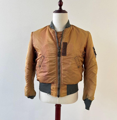 THE REAL McCOY'S MA-1 Flight Jacket Fading Albert Turner Used 90s From Japan