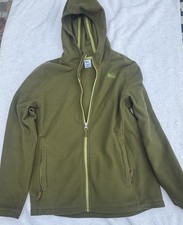 REI Co-op Kids Fleece Jacket Large 14-16 Green Full Zip Hoodie