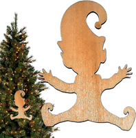 Weihnachten Wichtel FußAbdruck Schablone, Diy Zwergen-Schablonen-FußAbdrüCke, In