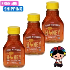 H‑E‑B Texas Wildflower Honey 12 oz (3 count)