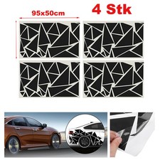 4x Aufkleber Set Auto Tuning Dreieck Seitenstreifen Dreieck Folie Dekor 95*50cm