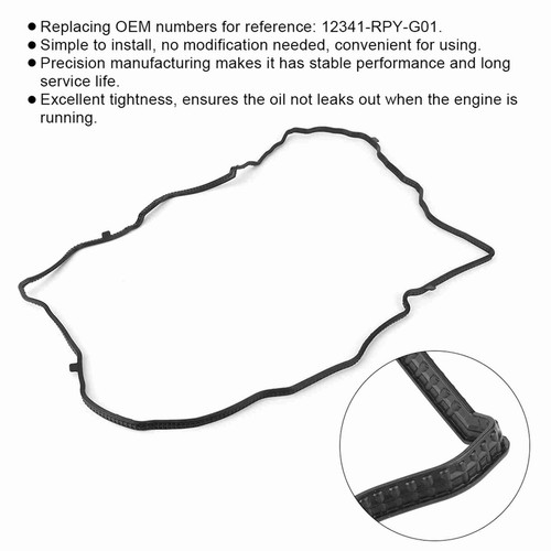 Car Engine Valve Cover Gasket For 2017-2018 12341-RPY-G01 - Picture 6 of 9