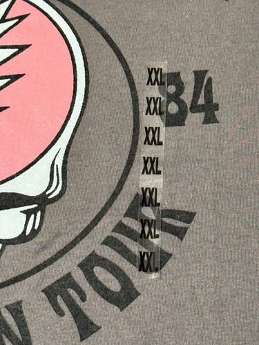 Grateful Dead Official T-Shirt - GRAY - Size: 2XL - EXTRA EXTRA LARGE - NEW - Picture 9 of 19