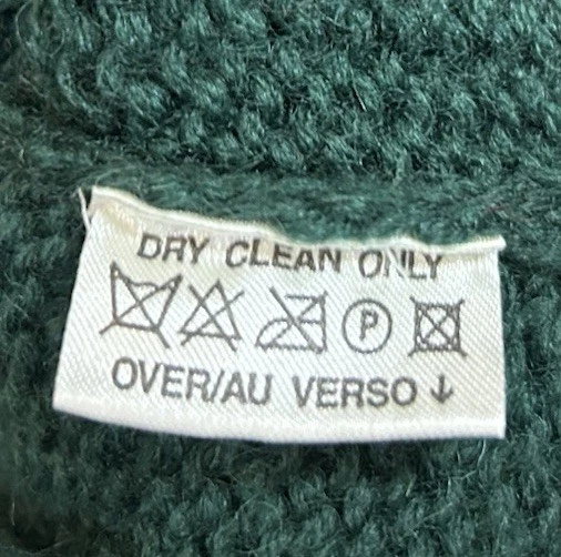 Suéter de patinaje sobre hielo vintage LIZ SPORT Teddy Bear para mujer grande 100 % lana DEFECTUOSO Foto 4 de 4