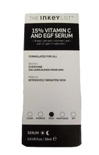 The Inkey List 15 Vitamin C EGF Serum 30ml New in Box