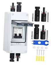 20 Amp dc Circuit Breaker with Electrical pv Disconnect Box 20 Amp - Uv Proof