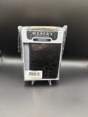 Weber's Premium Leather Duo Fold Mens Wallet
