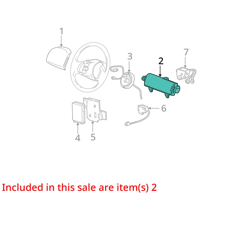 Airbag Air Bag Heritage Passenger Side Dash Fits 99-04 FORD F150 PICKUP 30350773 — 第 4/4 张图片