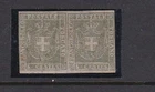 Ancient States - Tuscany 1860 - Provisional Government 5c. pair new. Cert.Diena