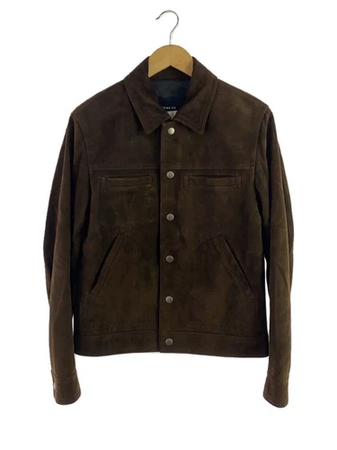 GIACCA COACH PELLE BLUSON XS marrone usata