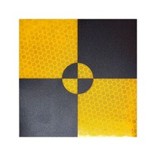 Self-adhesive GCP target for drones, UAVs, 3D scanners, lidars, size 10x10cm