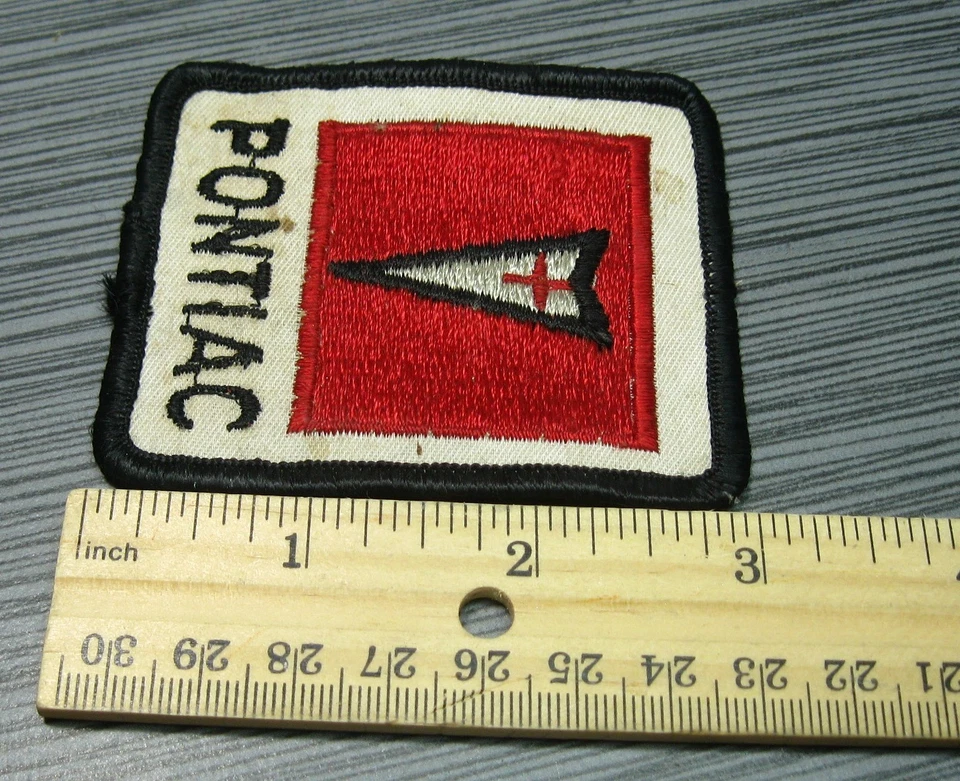 1960's SLOT CAR PONTIAC Embroidered Patch GTO Firebird Trans Am VINTAGE - Image 3 of 3