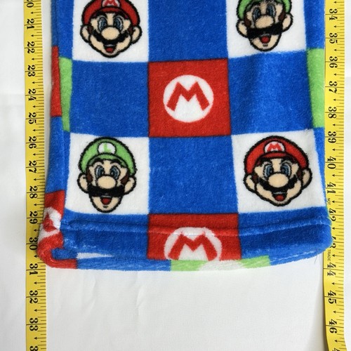 Pantalones Super Mario Lounge Polar Luigi Mario Estampado Talla XL Cordón Bolsillos Ninte - Imagen 10 de 12