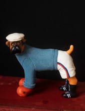 Enesco Ltd 2006 Boxer Dog Figurine A6835 – Billy The Boxer – Rare Colle 6in