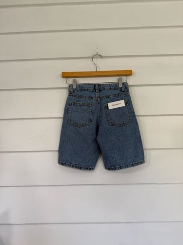 NEW ZARA KIDS BOYS DENIM BLUE SHORTS SKATER STRAIGHT REGULAR SIZE 8 Years 569K - Picture 12 of 18