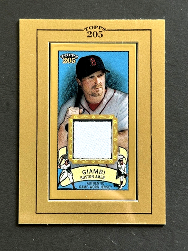 2003 Topps 205 Jeremy Giambi Oakland A's Game Used Jersey - 第 1/2 張圖片