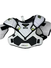 STX Cell V Shoulder Pad Liner, Chest Pad, Size Youth Large, White Good Cond.