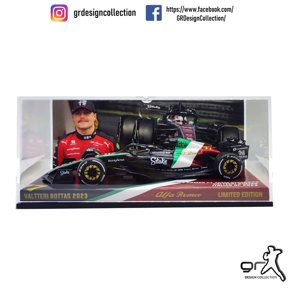 Valtteri Bottas - Alfa Romeo C43 - F1 Italian GP 2023 / Burago / 1:43 - Immagine 2 di 4