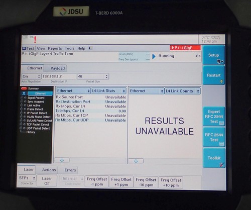 JDSU T-BERD 6000A Compact Network Test Platform w/ MSAM PIMs Cables Stylus Case - Picture 2 of 22